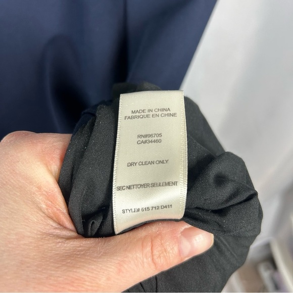 Rebecca Taylor | Navy Blue Dress Knee Length Women’s Size 12 - Picture 9 of 11